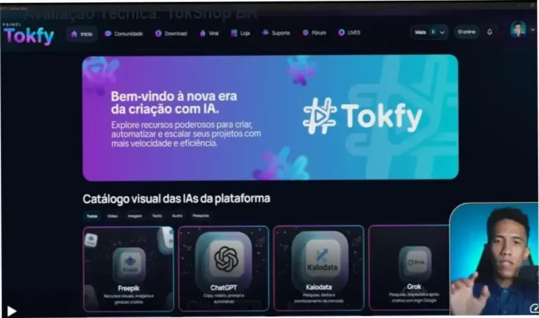 Guia explicativo sobre o produto digital TokShop BR