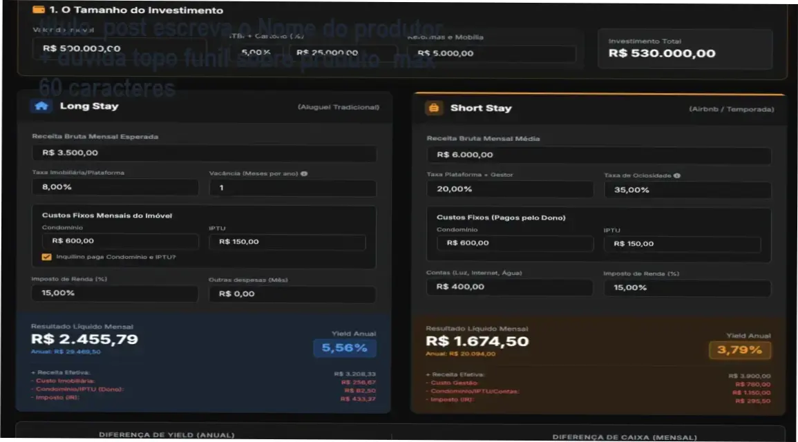 Assinatura Análise Yield: Inteligência de Mercado por G&H Partners - Curadoria de dados e interface do portal