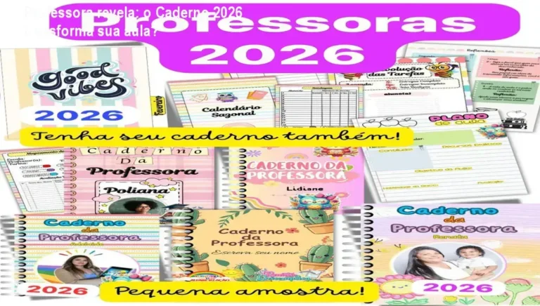 Caderno da Professora 2026 + Sondagem Diagnóstica – bastidores e funcionamento interno