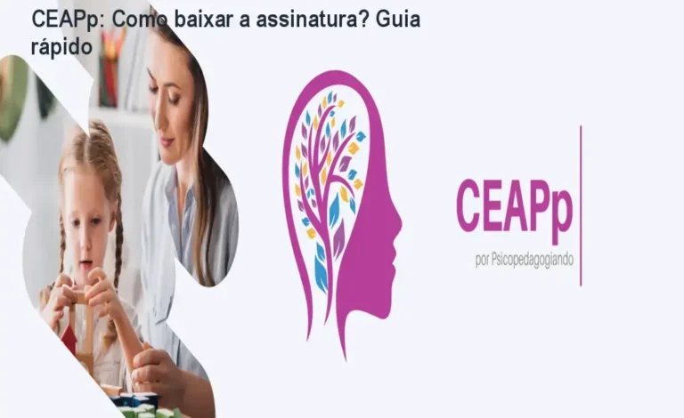 Tela da plataforma CEAPp mostrando área de membros e opções de download