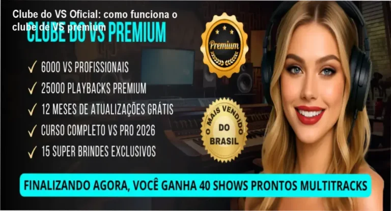 Clube do VS Oficial bastidores e funcionamento interno da plataforma premium