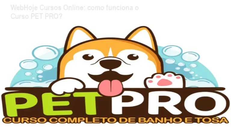 Curso de Banho e Tosa PET PRO WebHoje Cursos Online por dentro da plataforma e aulas