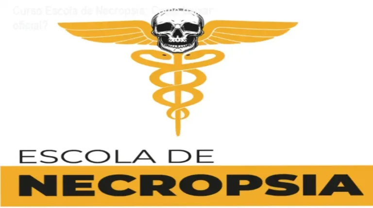 Tela mostrando o acesso ao Curso Escola de Necropsia na plataforma oficial