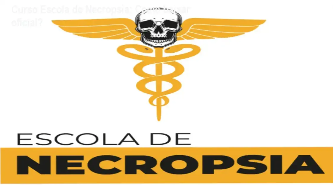 Tela mostrando o acesso ao Curso Escola de Necropsia na plataforma oficial