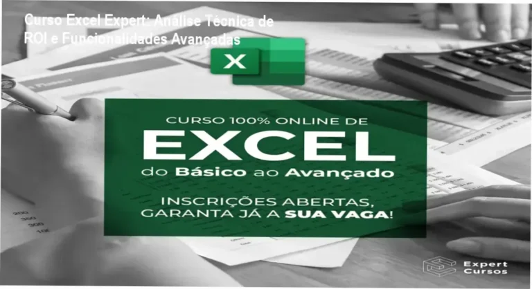 Curso Excel Expert - Expert Cursos: análise interna do módulo de saneamento de dados e integração com IA de 2026