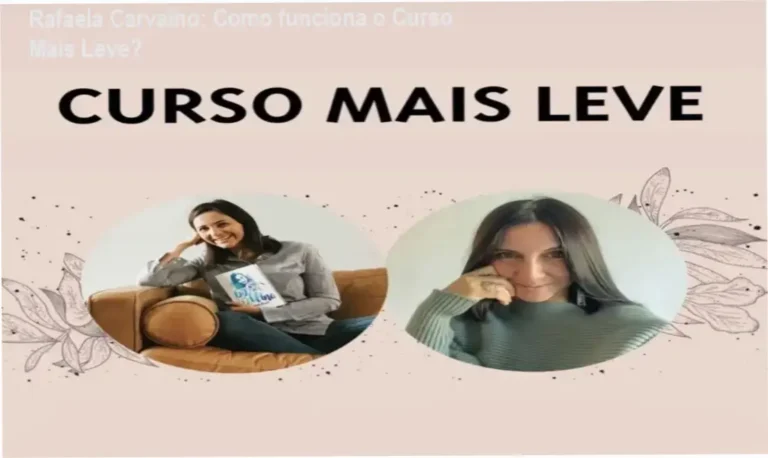 Curso Mais Leve Rafaela Carvalho bastidores e funcionamento interno em áudios