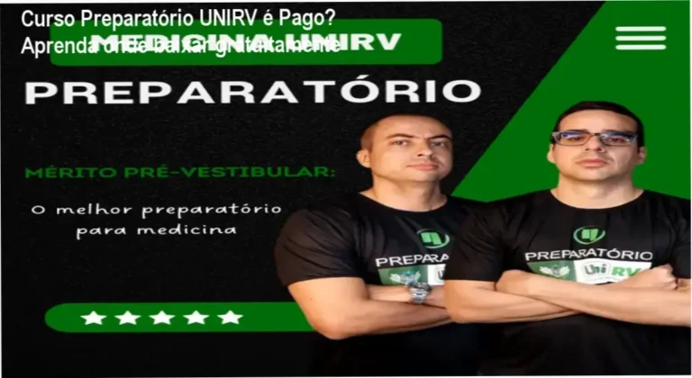Aluno estudando online no curso preparatório específico para vestibular de Medicina da UniRV