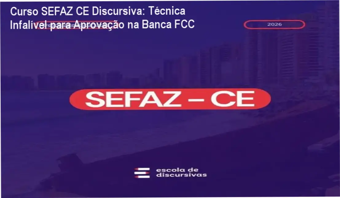 Método prático do curso SEFAZ CE para decodificar gabaritos e maximizar pontos na discussão oral