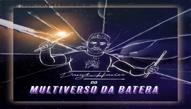 Davyd Havier apresentando a metodologia simplificada do curso Multiverso da Batera