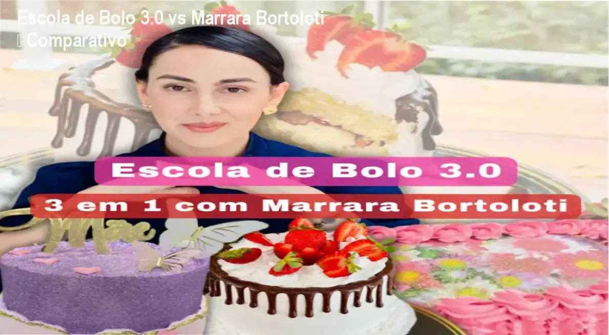 Comparação entre Escola de Bolo 3.0 e Marrara Bortoloti
