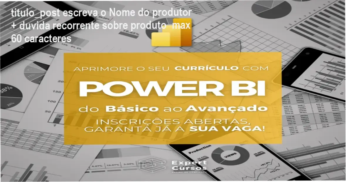 Imagem do professor Victor apresentando o Curso Power BI Expert com dashboards e certificado