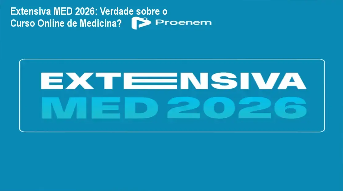 Extensiva MED 2026 - Acesso online e materiais atualizados com professores renomados