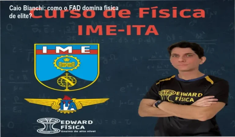 FAD Caio Bianchi bastidores e funcionamento interno do curso de física
