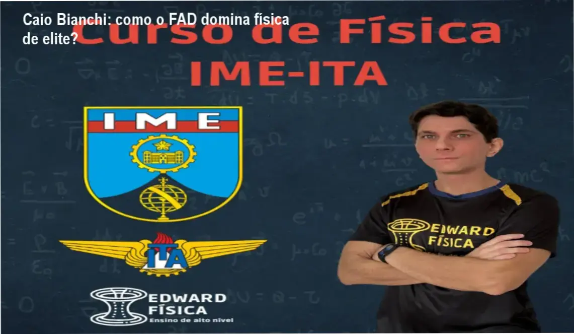 FAD Caio Bianchi bastidores e funcionamento interno do curso de física