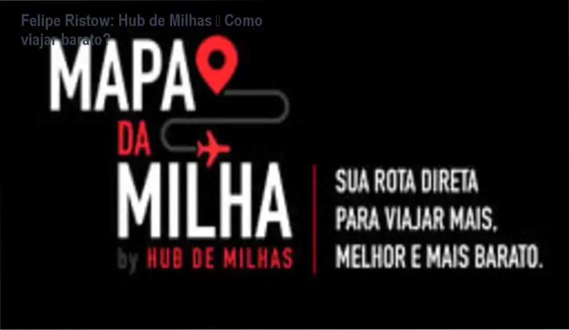 Felipe Ristow apresentando o Hub de Milhas e estratégias para voar barato