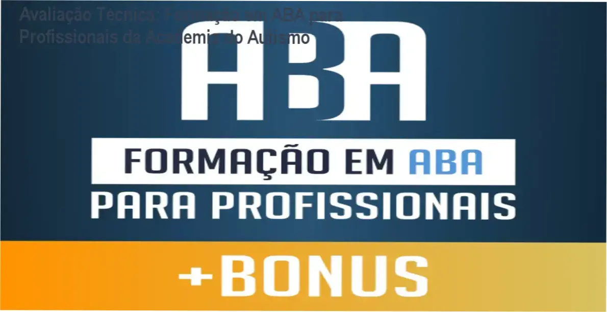 Formação em ABA para Profissionais - Fábio Coelho e Chaloê Comim: supervisão prática, software SociAutism e manejo de crises TEA | visão interna