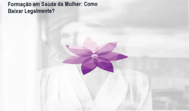 Captura de tela mostrando a página oficial de acesso à Formação em Saúde da Mulher