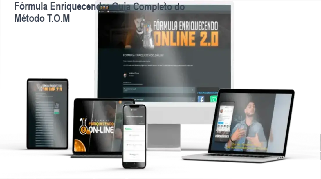 Fórmula Enriquecendo Online - Bastidores, mentorias semanais e estratégias para succeed no marketing digital