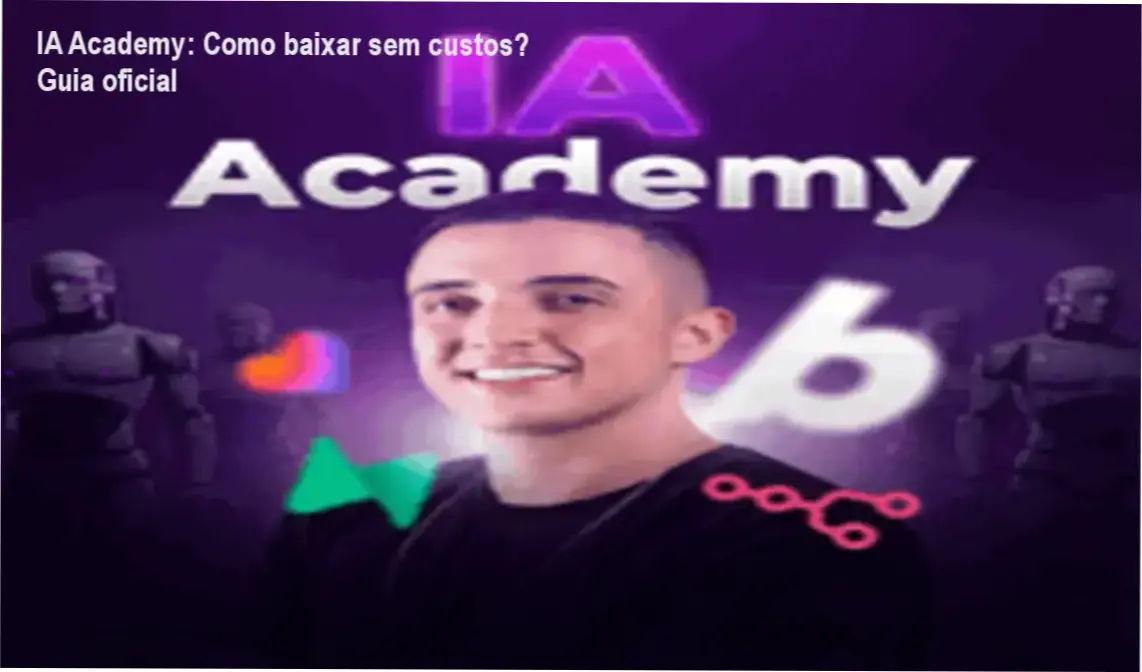 Tela mostrando a página oficial para download da IA Academy