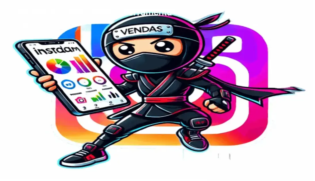Tela da ferramenta InstaNinja mostrando o painel de automação para Instagram