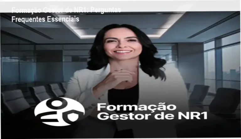 Formação Gestor de NR1 com foco em aplicação prática de SST e documentos regulamentares