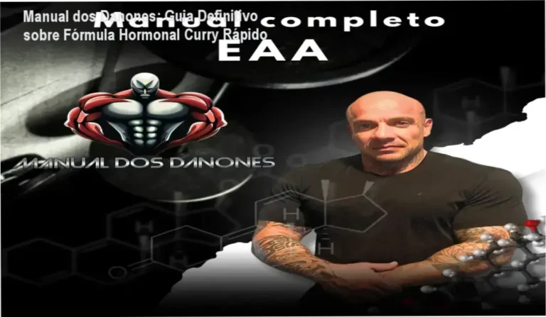 Manual dos Danones por Thiago Pinheiro Machado mostrado no laboratório com bastidores da fórmula hormonal