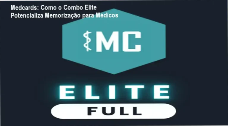 Medcards Combo Elite mostra bastidores da tecnologia de repetição espaçada que clona técnicas de médicos aprovados em primeiro lugar.