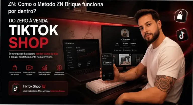 Método ZN Brique ZN bastidores funcionamento visão interna