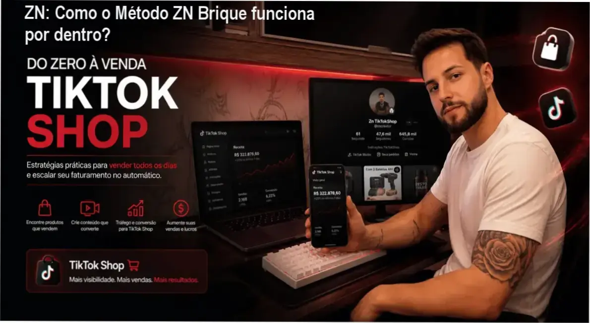 Método ZN Brique ZN bastidores funcionamento visão interna