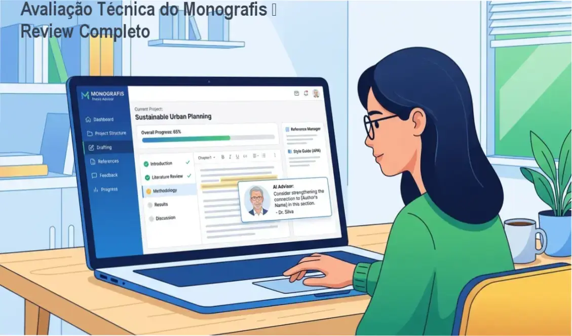 Monografis - Orientador TCC de Douglas Tybel: análise completa e avaliação do suporte acadêmico para TCC com IA e exportação ABNT