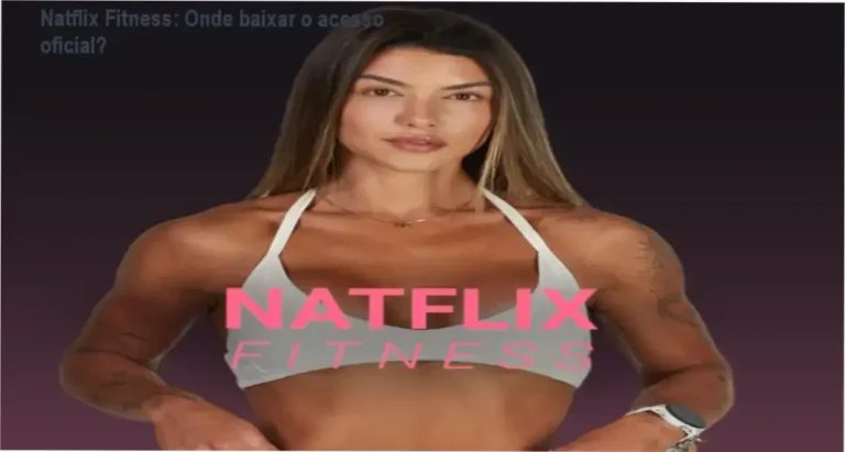 Tela da plataforma Natflix Fitness mostrando treinos e cardápios para mulheres