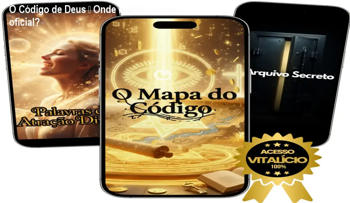 Página de download oficial do curso O Código de Deus com acesso vitalício