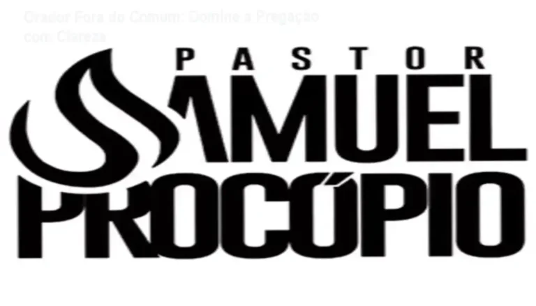 Samuel Procopio apresentando o curso Orador Fora do Comum para melhorar pregações