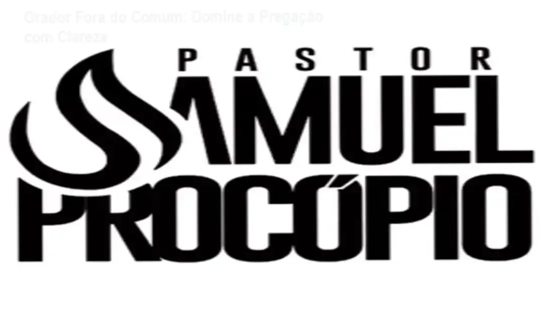 Samuel Procopio apresentando o curso Orador Fora do Comum para melhorar pregações