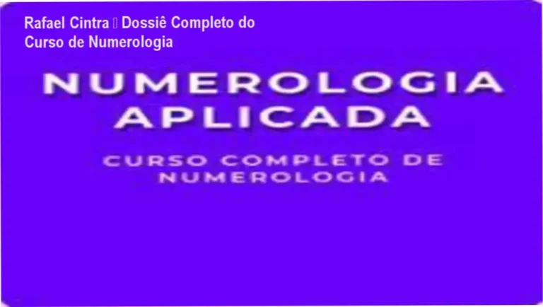 Rafael Cintra apresentando o Curso de Formação de Numerologia online