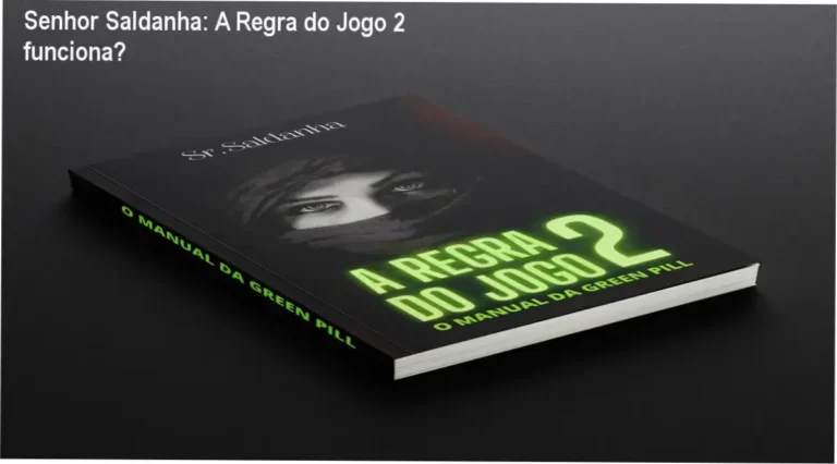 Capa do e-book A Regra do Jogo 2 / O Manual da Green Pill de Senhor Saldanha mostrando o conceito Green Pill