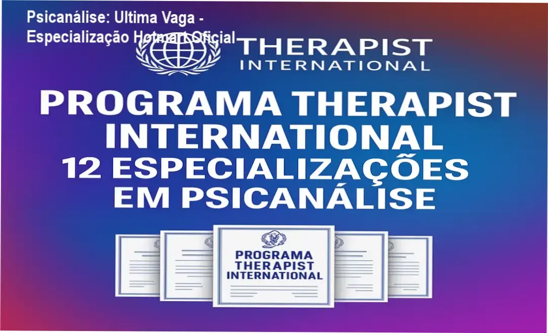 Curso de Psicanálise pela Therapist University - Acesso Ofical na Hotmart