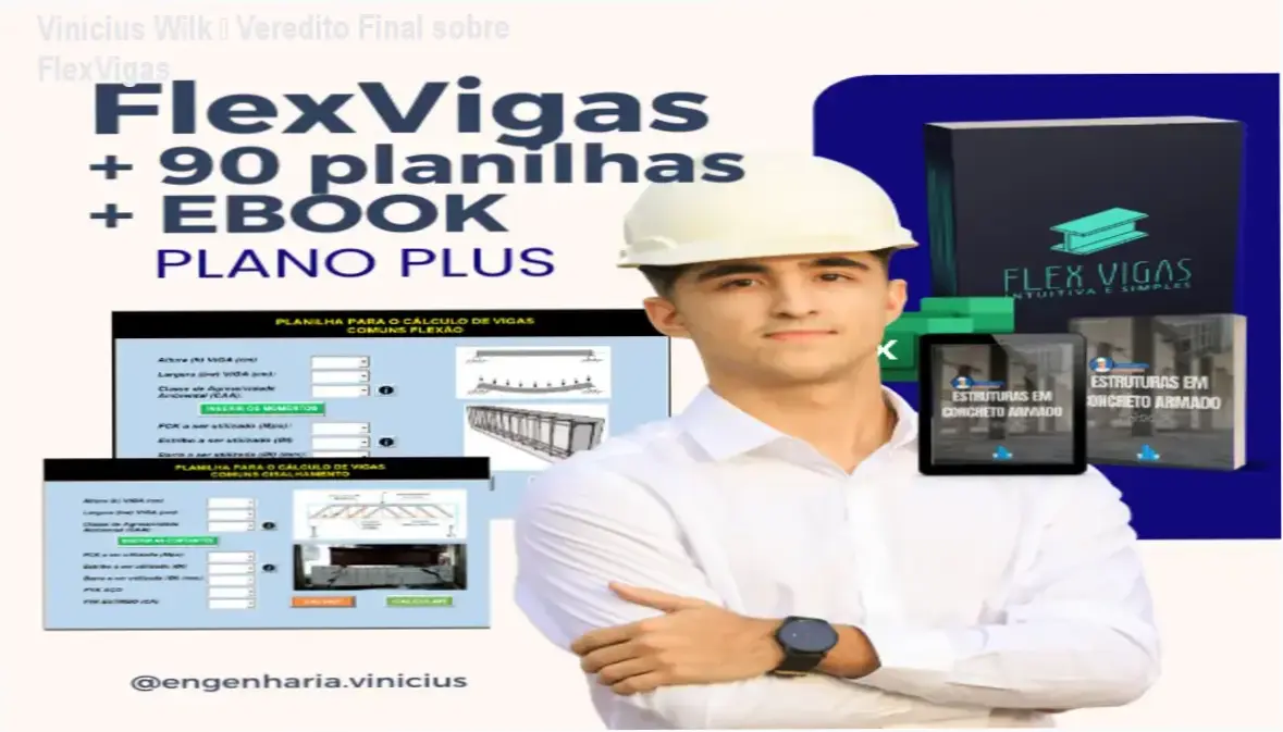 Vinícius Wilk analisa a planilha FlexVigas para dimensionamento de vigas de concreto armado