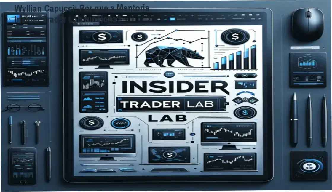 Wyllian Capucci apresentando a Mentoria Insider Trader Lab com foco em macroeconomia e fluxo de ordens