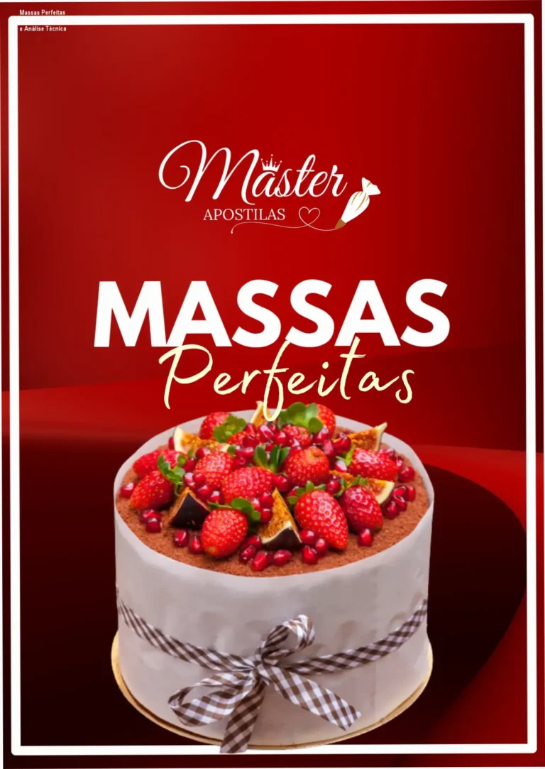 Apostila Massas Perfeitas Marrara Bortoloti bastidores e visão interna do material