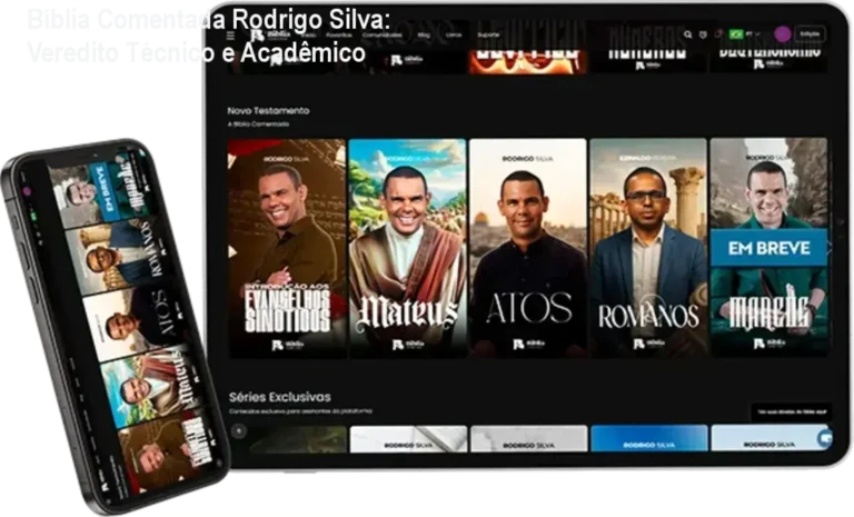 Bíblia Comentada Rodrigo Silva: visão interna da plataforma e funcionamento da I.A.