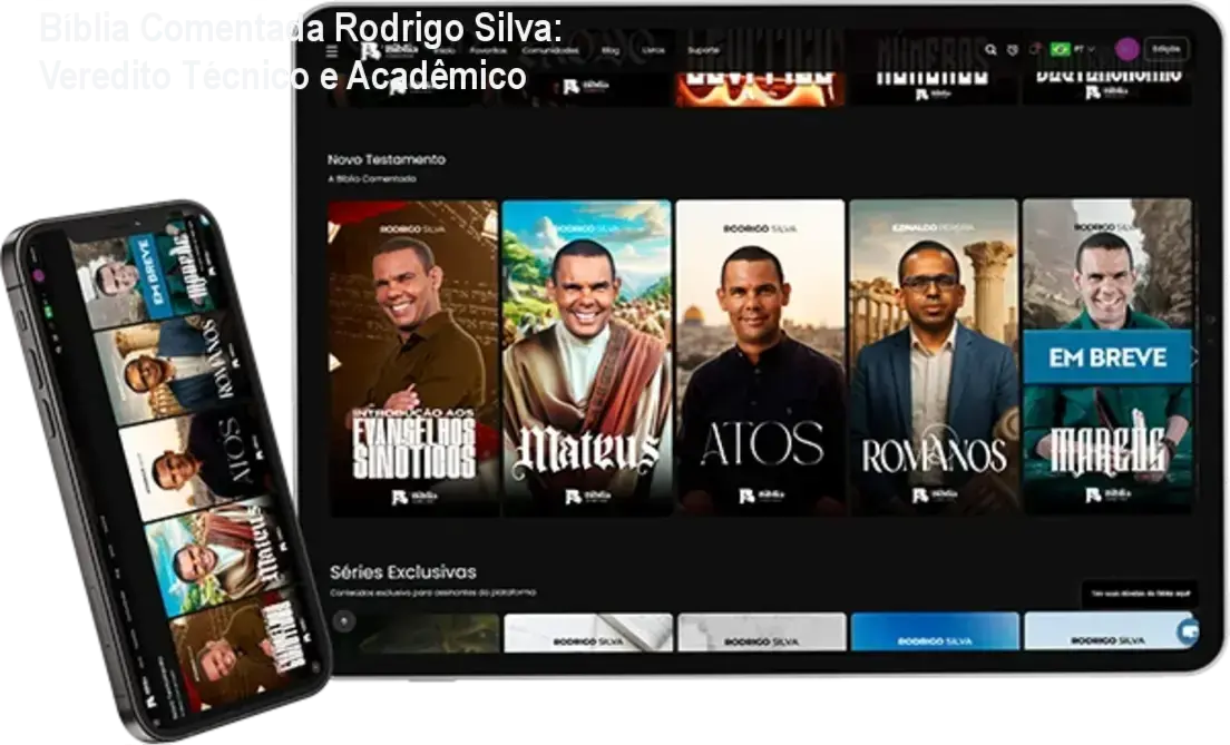 Bíblia Comentada Rodrigo Silva: visão interna da plataforma e funcionamento da I.A.