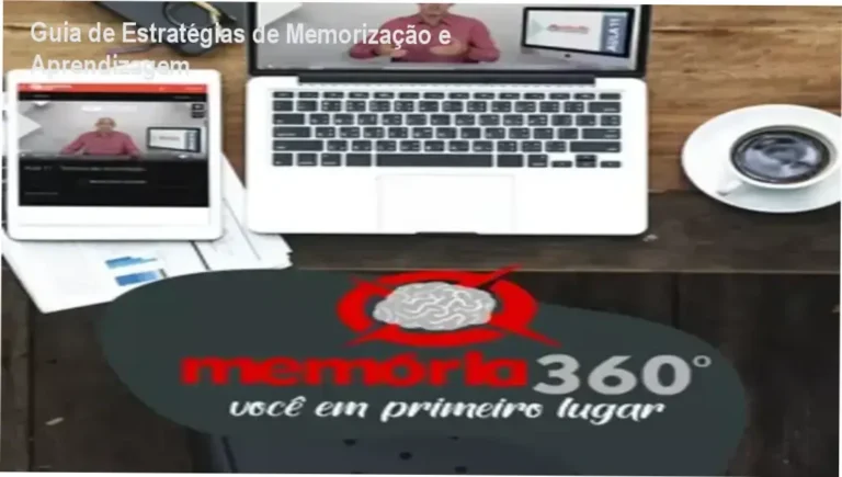 Representação visual de métodos de organização cognitiva e técnicas de memorização para estudantes