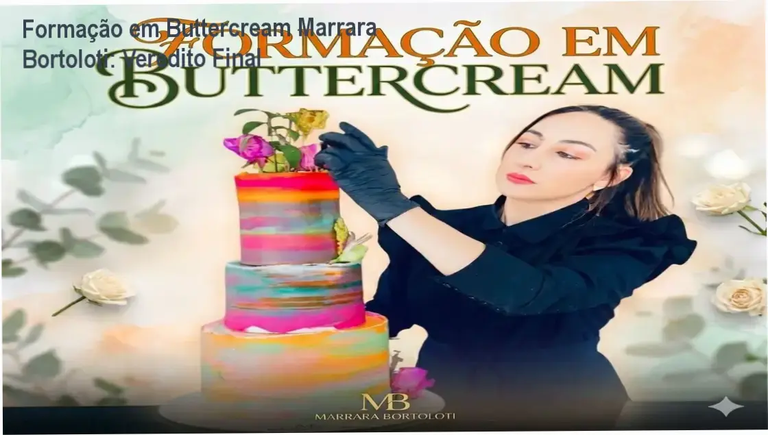 Formação em Buttercream Marrara Bortoloti bastidores e visão interna