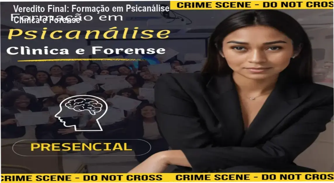 Material didático e certificação da Formação em Psicanálise Clínica e Forense