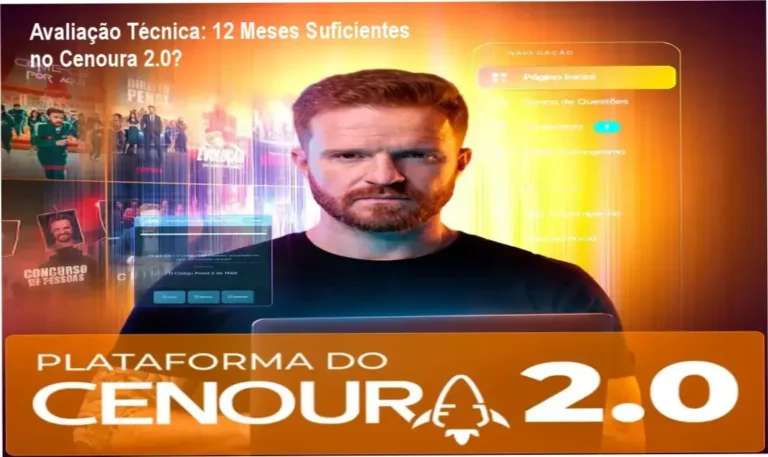 Plataforma do Cenoura 2.0 Gui Roriz bastidores funcionamento módulo Padrão FGV flashcards mapas mentais
