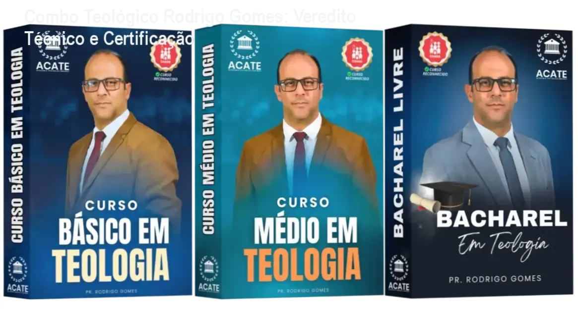 Combo Teológico Pastor Rodrigo Gomes bastidores e funcionamento da plataforma