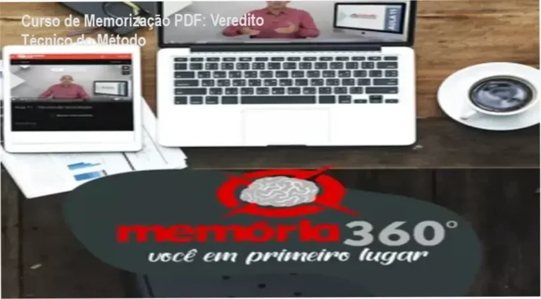 Curso de Memorização PDF de Renato Alves: visão interna da plataforma e módulos