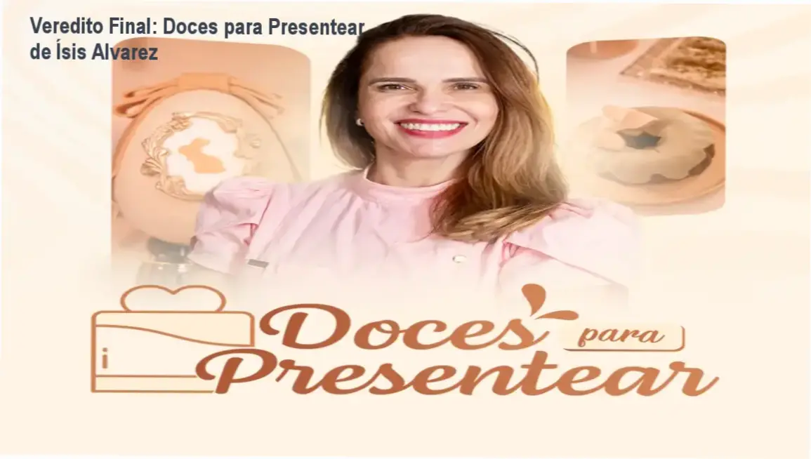 Detalhes de doces finos e sofisticados produzidos através do método de Ísis Alvarez