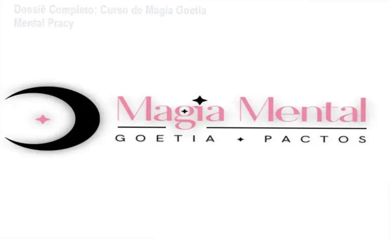 Diagrama explicativo sobre a metodologia do Curso de Magia Goetia Mental Pracy